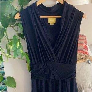Maeve black maxi dress (like new)
